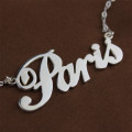 Paris Style Name Necklace Detail Paris-style personalised name necklace detail view