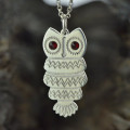 Birthstone Owl Name Necklace for Girls Personalised birthstone owl name necklace for girls