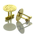 Men's Monogram Initial Cufflinks Personalised men's monogram initial cufflinks