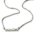 My Tiny Name Necklace Custom Sterling Silver Custom tiny name necklace product image