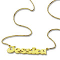 Gold Over Children's Name Necklace gallery image