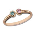 Dual Birthstone Ring Product View Dual birthstone ring product view