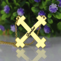 Julian Cross Name Necklace Personalised Julian cross name necklace product image