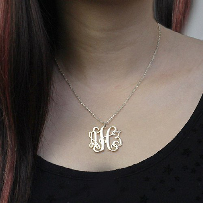 Personalised monogram necklace product image