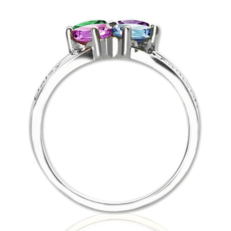 Personalised Mother’s Birthstone Ring Personalised mother’s name birthstone ring product view