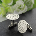 Personalised Men's Block Monogram Cufflinks – Gallery View Personalised men's block monogram cufflinks, gallery view