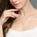 Yin Yang Necklace Detail Yin Yang two-piece personalised necklace