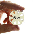Custom Name Cross Necklace Custom name cross necklace product view