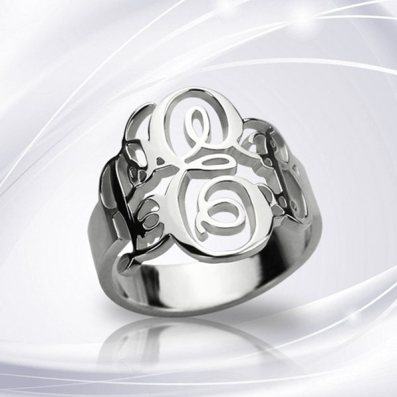 Personalised Fancy Monogram Ring Personalised fancy monogram ring product image