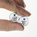 Personalised Initial Disc Necklace Personalised initial disc necklace product image