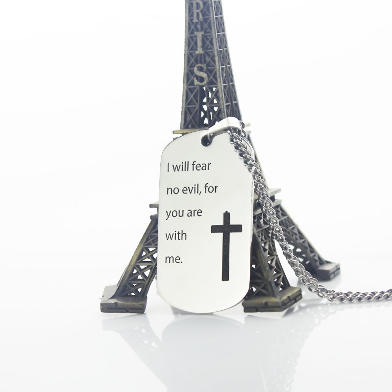 Personalised Military Dog Tag Name Necklace Personalised military dog tag name necklace