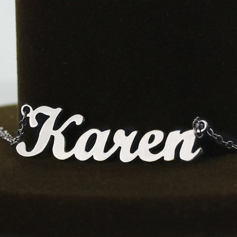 Personalised Script Name Necklace Personalised script name necklace product image