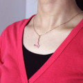Idaho Name Necklace Detail Personalised Idaho state map necklace detail