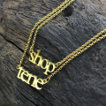 Double Layer Mini Name Necklace View Double-layer mini personalised name necklace view