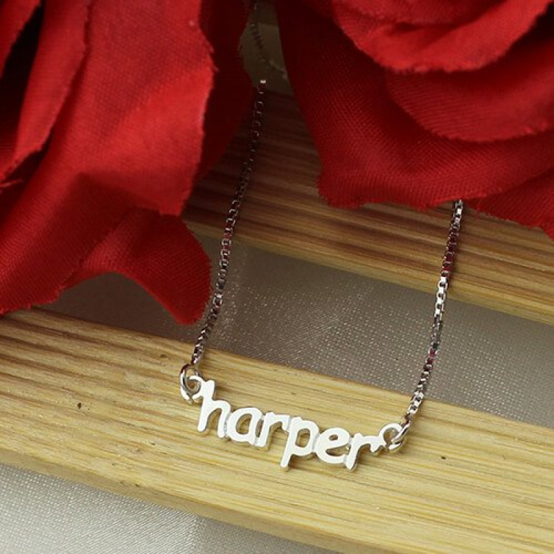 Personalised mini name letter necklace product image