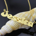 Gold Over Children's Name Necklace gallery image