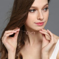 Heart Infinity Necklace Gallery View Personalised heart infinity necklace gallery image