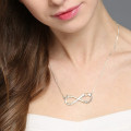 Heart Infinity Necklace Product Detail Heart infinity necklace product detail