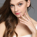 Dual Birthstone Cuff Ring Alternative View Dual birthstone cuff ring alternative view
