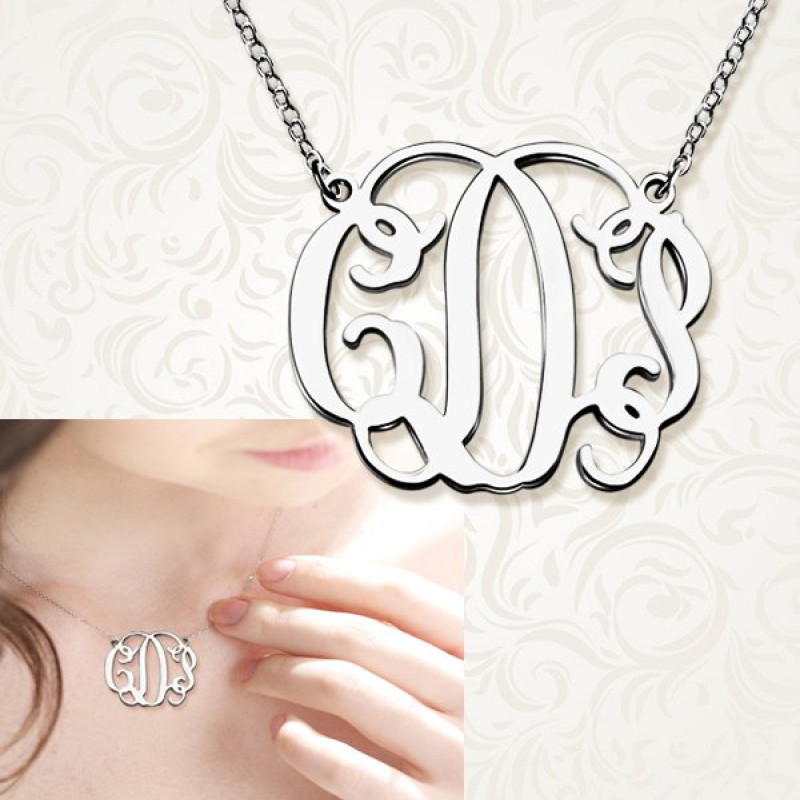 Personalised Taylor Swift monogram necklace gallery image