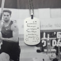 Personalised Nameplate Dog Tag Necklace Personalised nameplate dog tag necklace