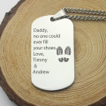 Personalised Dog Tag Name Necklace Personalised dog tag name necklace product image