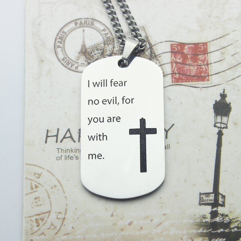 Military Dog Tag Name Necklace Detail Personalised military dog tag name necklace detail