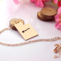 Utah State Heart Name Necklace Detail Custom Utah state-shaped heart name necklace detail
