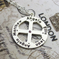 Family Circle Cross Name Necklace Family Circle Cross Name Necklace