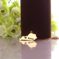 Custom Kentucky State Name Necklace Custom Kentucky state-shaped name necklace product image