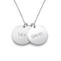 Personalised Multi Disc Necklace Personalised multi-disc name necklace