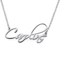 Calligraphy Name Necklace Personalised calligraphy name necklace