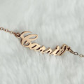 Carrie Name Bracelet Carrie-style name bracelet with cable chain