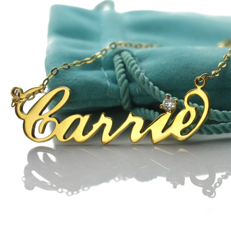 Personalised Nameplate Necklace Personalised nameplate necklace detail