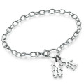 Personalised Mum charm bracelet with children’s pendants