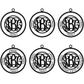 Personalised Family Monogram Name Necklace Personalised family monogram name necklace