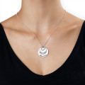 Personalised Family Necklace in Sterling Silver Personalised sterling silver family necklace with stacked name discs