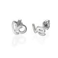 Hope and Love stud earrings