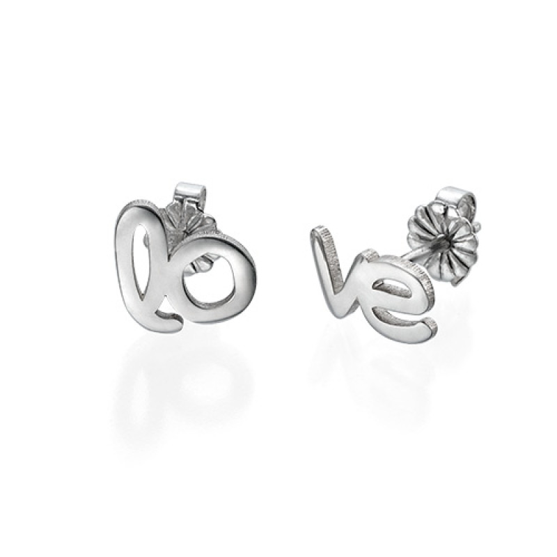 Hope and Love stud earrings