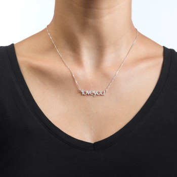 I Love You Necklace I Love You Necklace