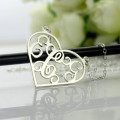 Monogram Letter Necklace Monogram letter necklace design