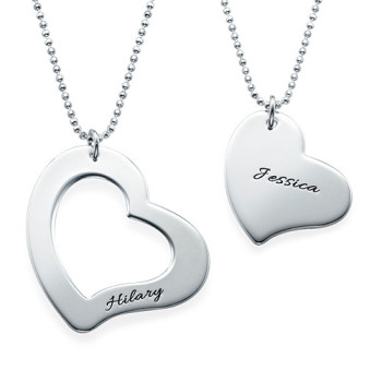 Mum is My Heart Mother Daughter Necklaces Mum is My Heart Mother Daughter Necklaces
