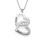 Personalised Heart in Heart Necklace