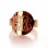 Engraved Script Rose Gold Monogrammed Ring