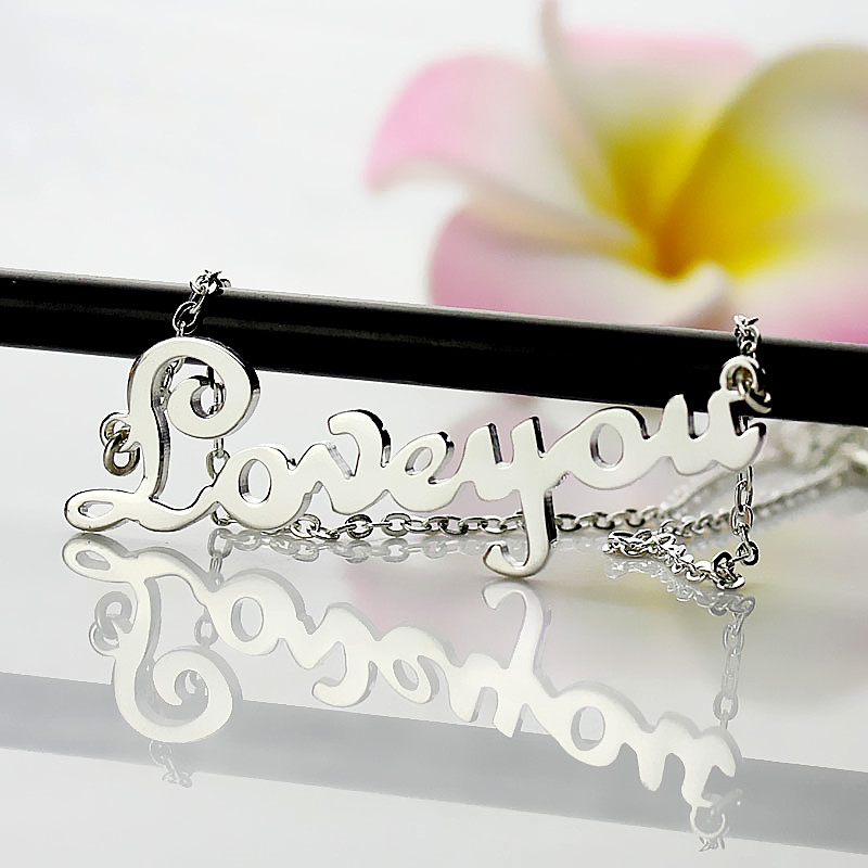 Script Name Necklace Script name necklace image