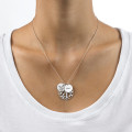 Personalised Disc Necklace Family tree necklace with engraved personalised discs