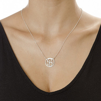 Silver Initial Pendant Silver Initial Pendant