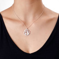 Silver Swirly Initial Necklace Silver swirly initial necklace pendant