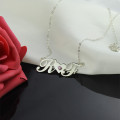 Sterling Silver Initial Jewellery Sterling silver initial jewellery detail