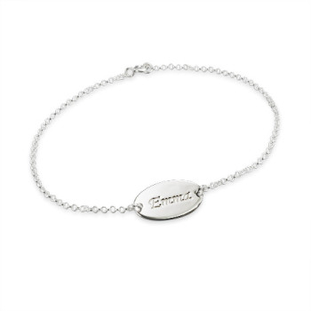 Sterling Silver Personalised Baby Bracelets/Anklet Sterling Silver Personalised Baby Bracelets/Anklet